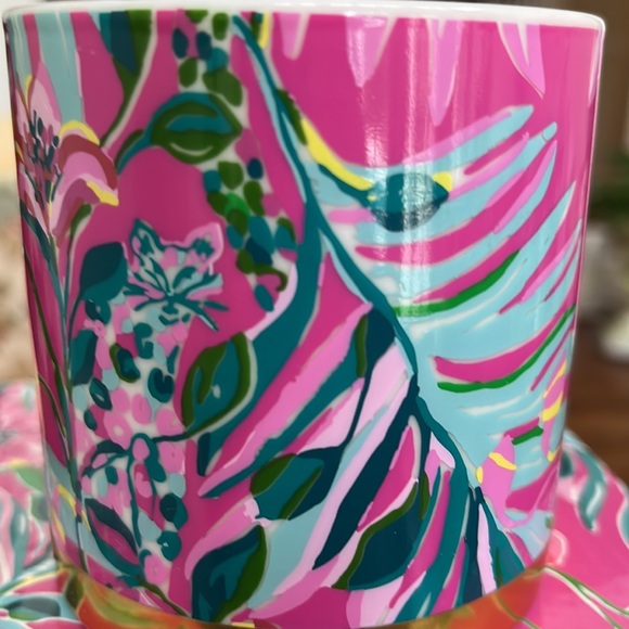 Lilly Pulitzer "I'm Feline Fine" Mug - New - Picture 9 of 10